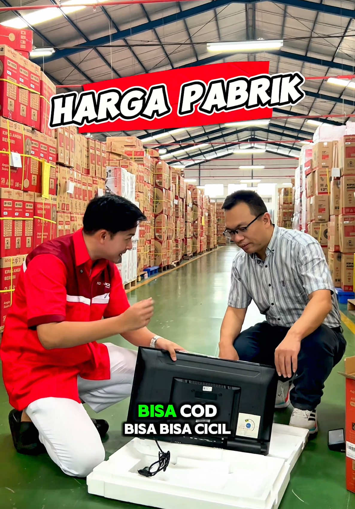 Tante TV harga pabrik udah ready 🙋🏻‍♂️