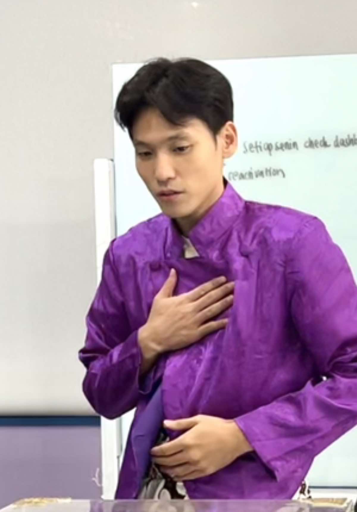 SIAPA YANG GAK MELELEH LIAT INIII😭😭😭💜💜💜💜💜 @AA Daehoon 대훈  #Skincare #Daehoon #Facetology #Contentcreator 