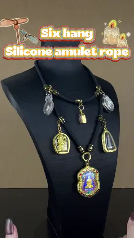 #amulet #siliconenecklace #amuletnecklace #佛牌 #DIY  硅胶佛牌绳➕负离子加持 舒适贴身，护颈防汗😁