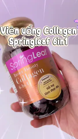 Muốn da mịn, tóc khỏe, móng chắc 💅 Uống ngay SpringLeaf Collagen 6in1 – 1 viên đủ combo đẹp toàn diện ✨ #Collagen #SpringLeaf #depda #tiktokreview #xuhuong 