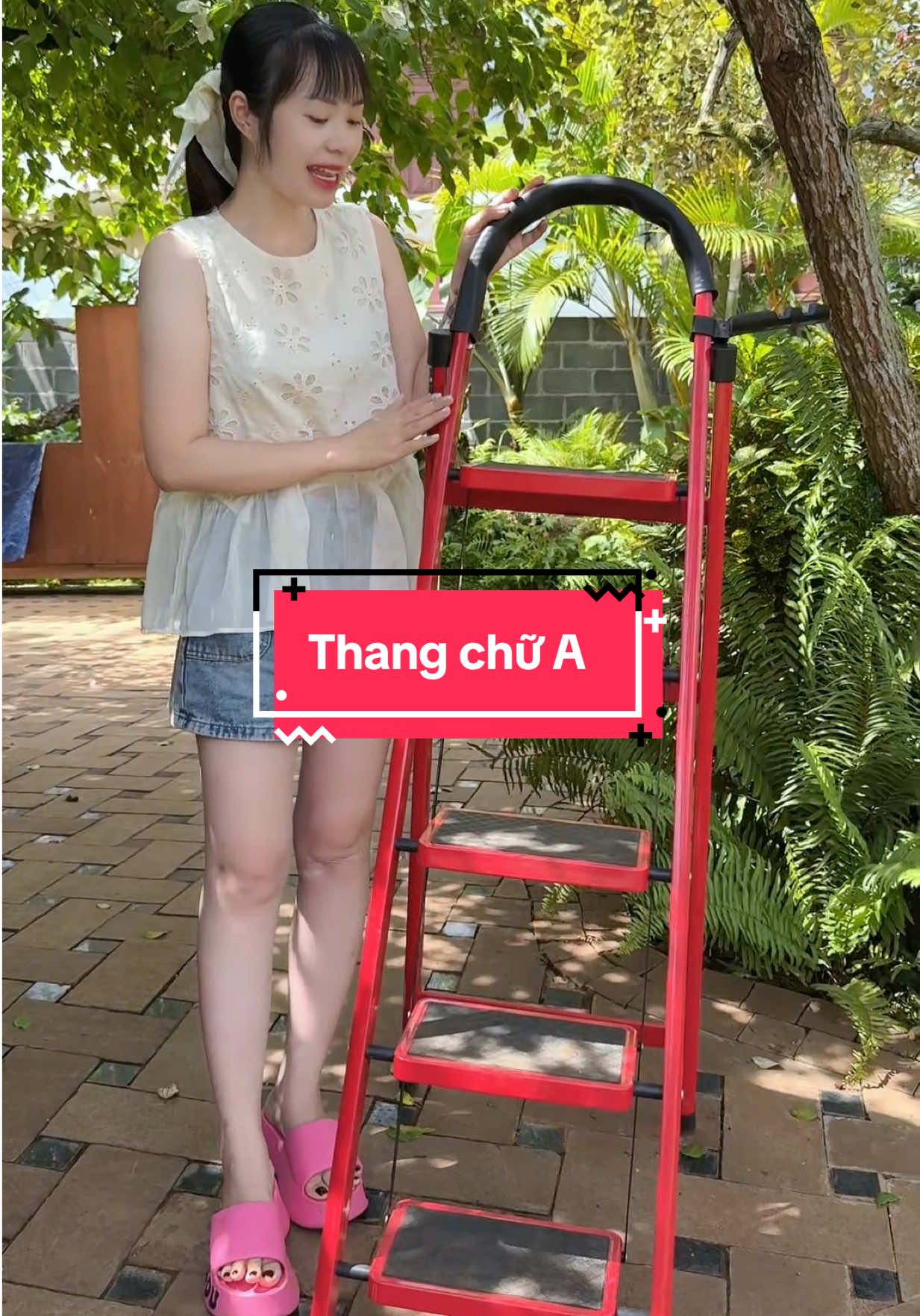 Thang xếp 3-4-5 bậc Toshudo #thangxepgon #thangchua #thanggapgon #toshudo #nhungluala 