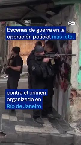 64 muertos en la mayor operación policial contra el Comando Vermelho en Río de Janeiro     Unos 2.500 policías armados entraron en dos favelas al norte de la ciudad, donde hubo tiroteos, incendios y enfrentamientos con presuntos criminales. El gobernador conservador Cláudio Castro informó de que la 