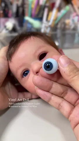 ⭐️ART DOLL ⭐️ Creation of Vinyl Art Doll, Felicia. 🌷🥰  Baby not available.  . . . #reborn #rebornbaby #reborns #cutebabies #hyperrealism       