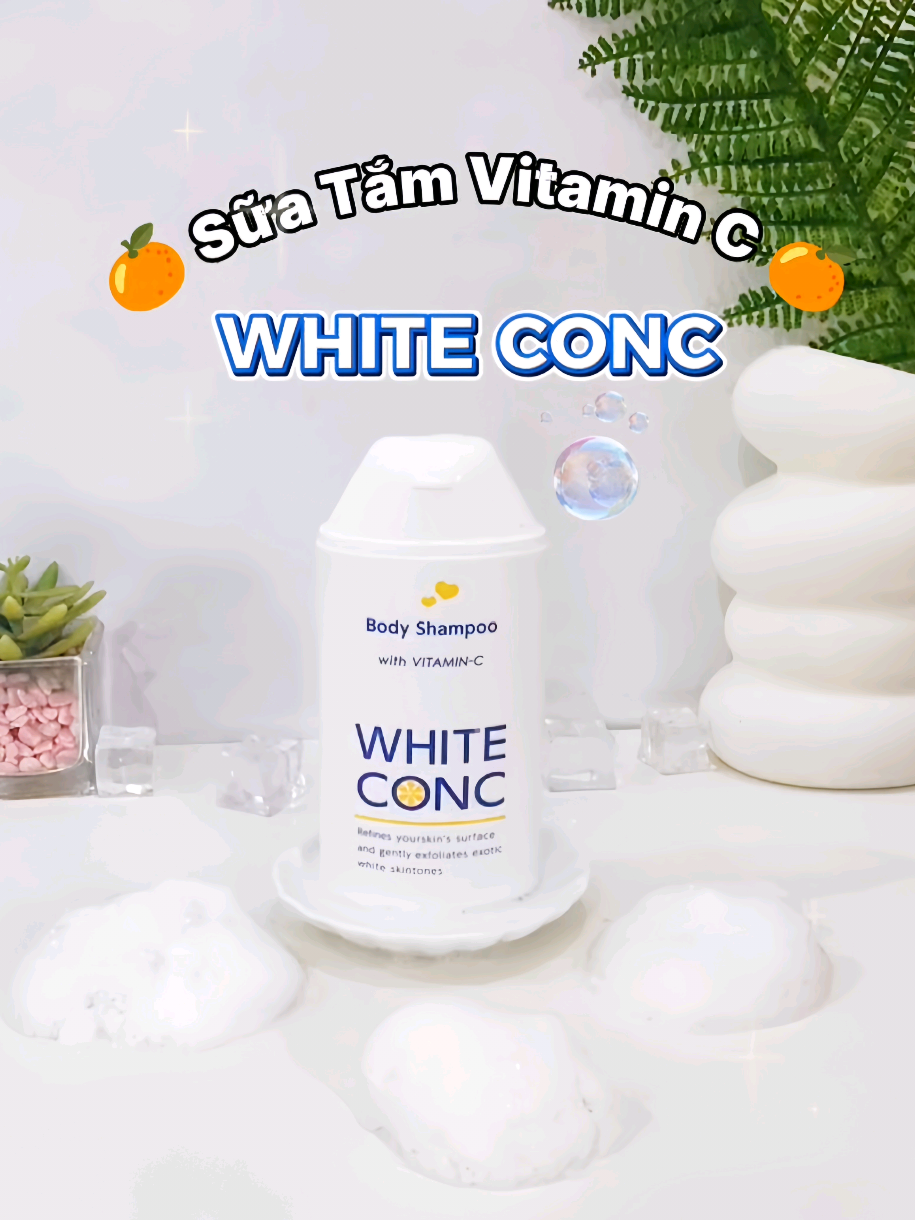 Sữa tắm sáng da White Conc , nàng nào đang dưỡng sáng da thì tham khảo kết hợp thêm sữa tắm này nha  #suatam #Whiteconc #suatamsangda #duongda #skincare #lamdep #xuhuong 