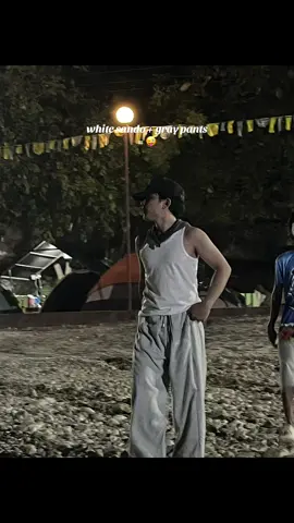 White sando+gray pants= 😜 #fypシ #stayyoungph #babyukipants #affiliatemarketing #fyp #viral #tiktokaffiliate 