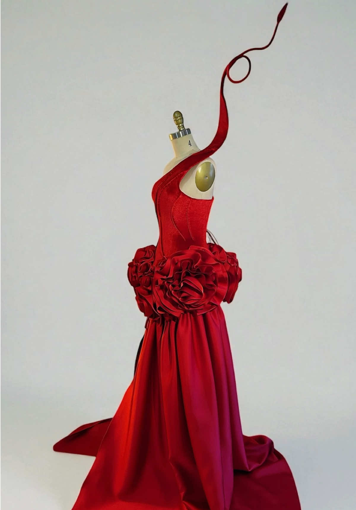 #couture #designer #red #corset #projectrunway 
