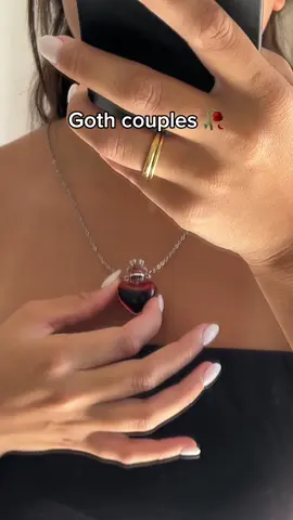 Goth couples >>> #goth #alt #necklace #couplegoals #relationships 
