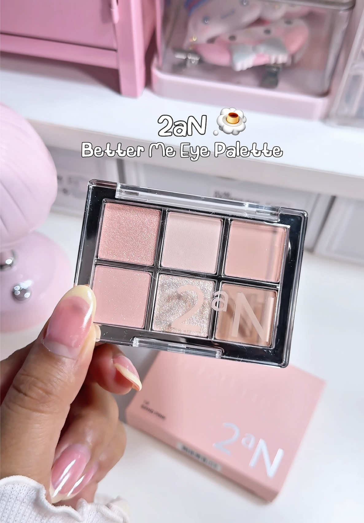 2aN 13 Sand Pink 🎀🍮 #2aN #2anthailand #neutral #makeup #palette 