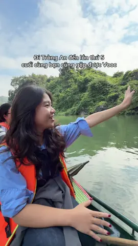 Có công đi Tràng An, có ngày gặp được vooc #trangan #disantrangan #ninhbinh #tranganheritage #tranganfact 