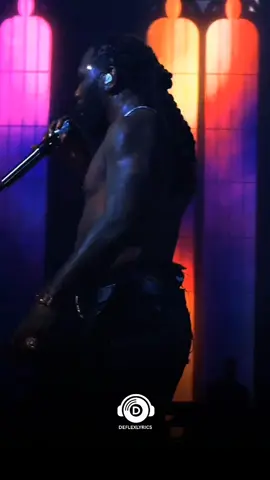🎵 Alone _ Song by Burna Boy  #deflexlyrics #alone #burnaboy #viralvideos #liveperformance 