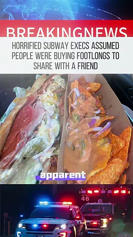Horrified Subway Execs Assumed People Were Buying Footlongs To Share With A Friend.#breakingnews #tiktok #Subway#fyppppppppppppppppppppppp #fyp 