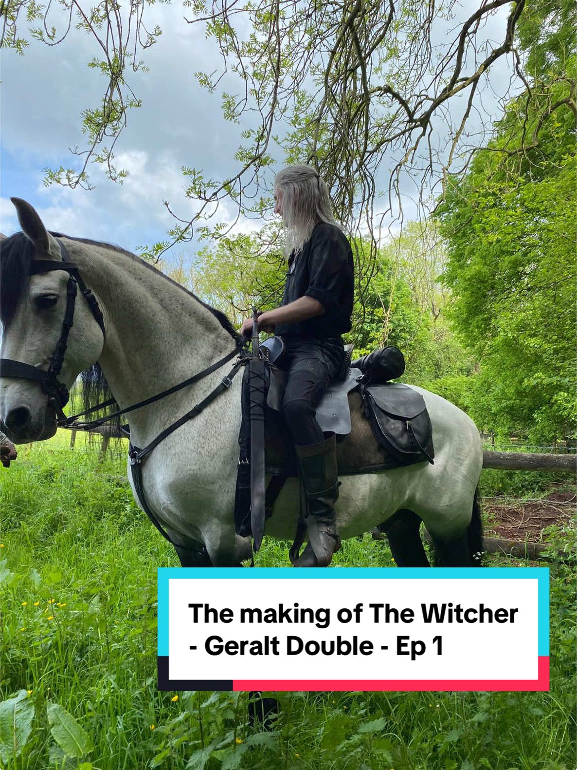 The Witcher Behind the scenes - pt 1 @Steve Dent Stunts 🎬🐎💥 #thewitcher #stunt #horse #witcher #netflix 