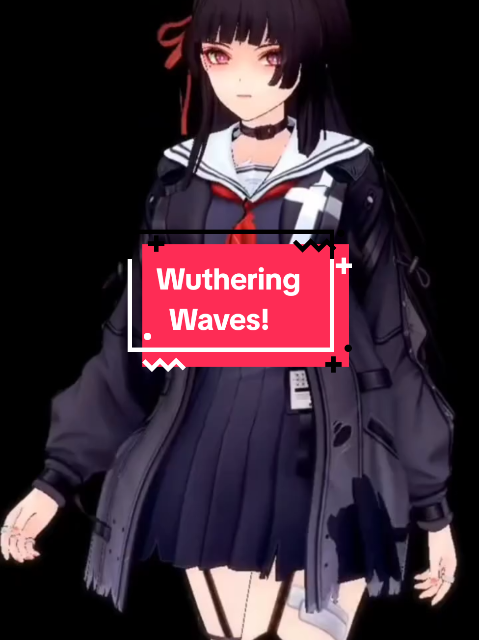 Chisa Catwalk😏 Source: Evenly Vermilion (FB) ©️ aiko_ #WW #WuWa #WutheringWaves #WutheringWavesMMD