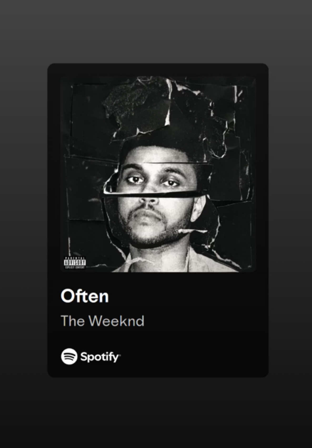 often #theweeknd #lyric #fyp #often 