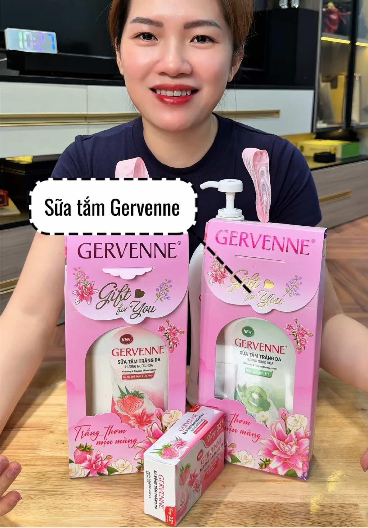 set quà 20/11 tinh tế Sữa ,tắm hương nước hoa , trắng da , cấp ẩm ,lưu hương 6 tiếng , sữa tắm giờ vin , set quà 20/11 tinh tế , sữa tắm gervenne #xuhuong #suatamgervenne #suatam #suatamnuochoa #suatamtrangda 