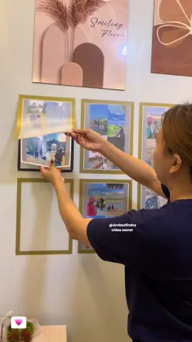 Replying to @Ate.Micah  a4 po🫶🏻 #magneticwallframe #magneticdisplayframe #selfadhesiveframe #pictureframe #wallframe 