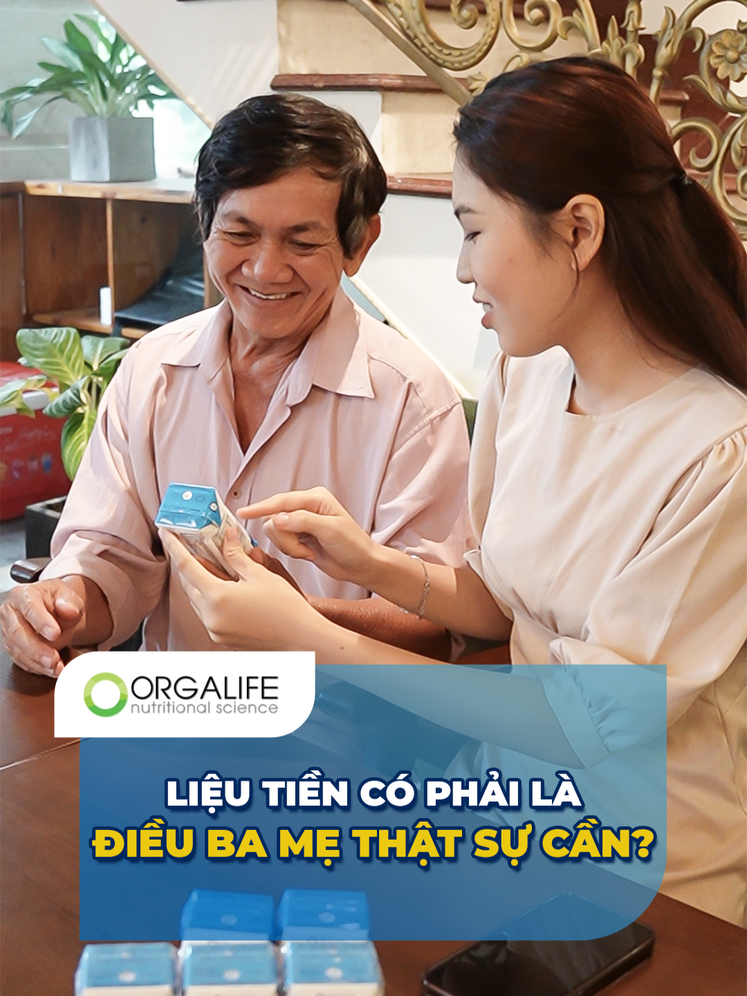 Liệu tiền có phải là điều ba mẹ thật sự cần #orgalife #suckhoegiadinh #dinhduongnguoilon #traoyeuthuong #tangcuongsuckhoe