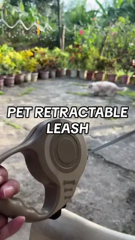 Lakad goals with your furbaby! 🐾💖 Gamitin ang 5M retractable leash para safe at free pa rin silang mag-explore habang naglalakad kayo! 🦮✨ #PetRetractableLeash #DogWalkingEssentials #PetLakadGoals