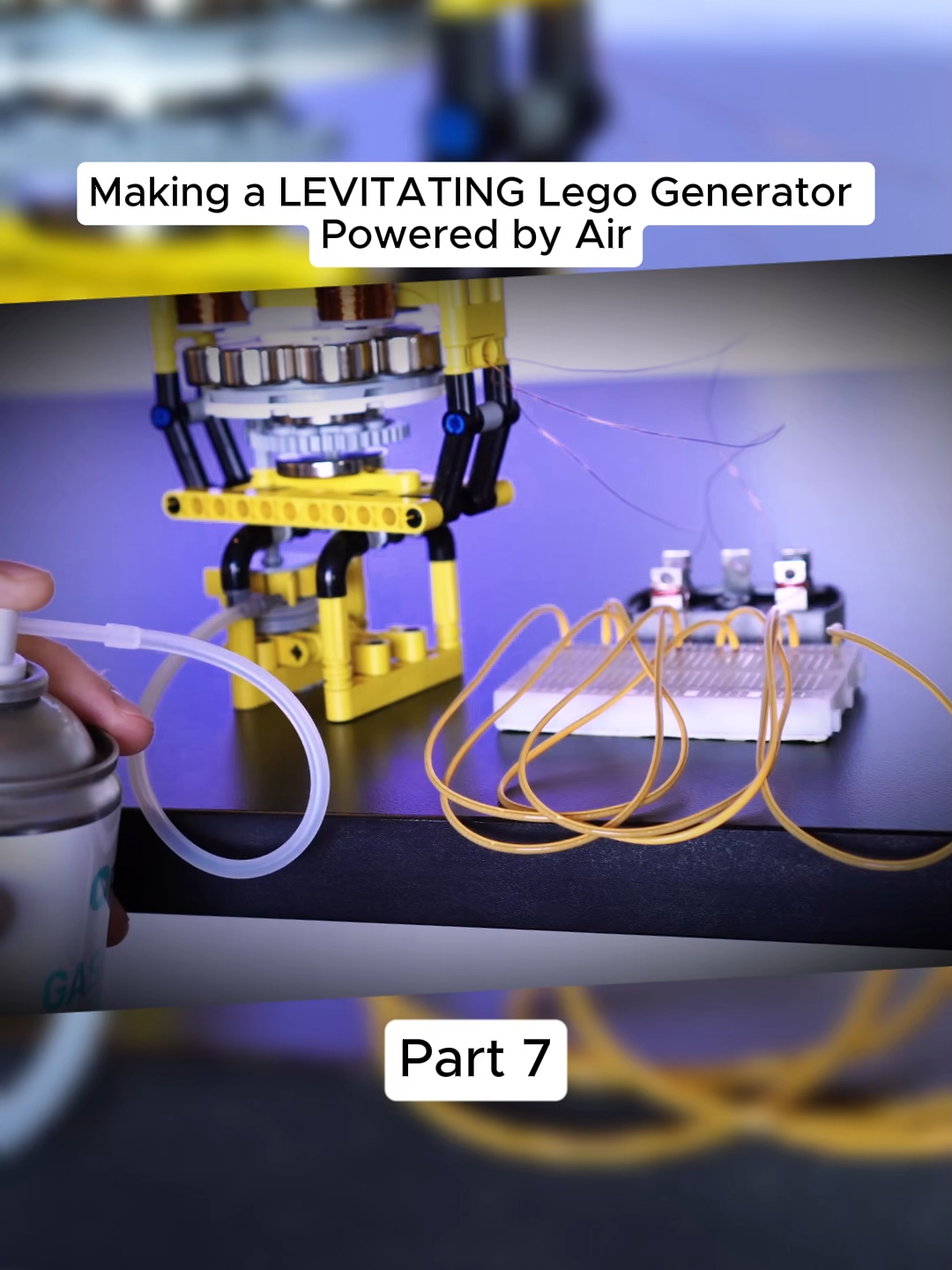 Making a LEVITATING Lego Generator Powered by Air