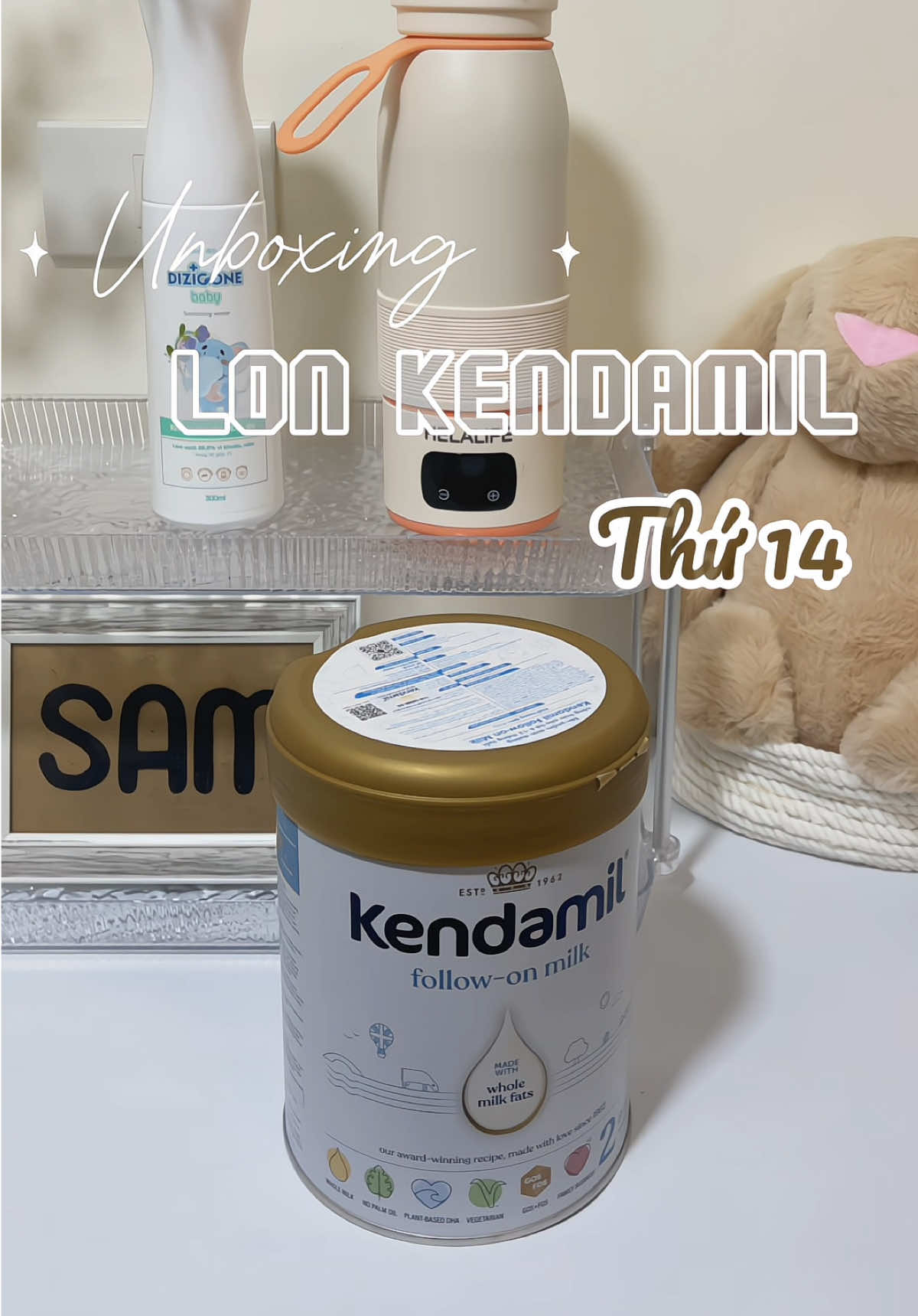 Unbox lon sữa Kendamil thứ 14 🍼 #unboxing #kendamil #mebimsua #landaulamme 