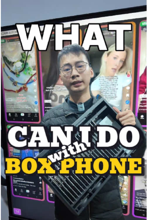 What can i do with the Box Phone  #boxphone #phonefarm #minipc 