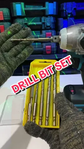 Serrated tungsten steel 7-pieces drill bit set napaka solid nito quality talaga #drillbit #drillbeat #drillbitset #drillbits #impactdrill 