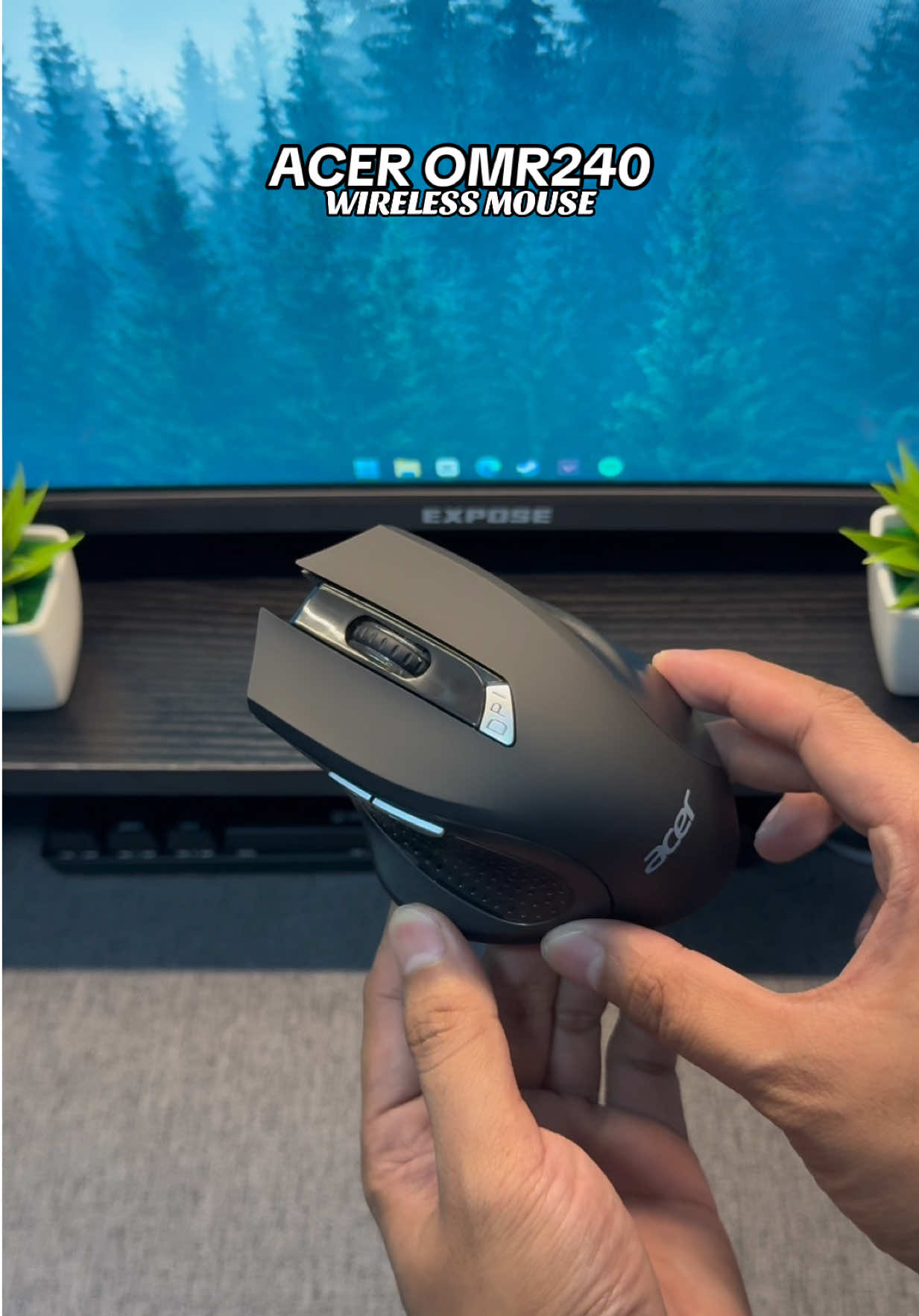 Sheeesh, wala akong masabi sa ACER OMR240 Wireless Mouse grabe na to!!! 🔥🔥🔥 #gamingmouse #wirelessmouse #ergonomicmouse #acer #harbrzywfh 