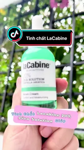 Tinh chất LaCabine 20% Cica Solution giúp làm dịu, giảm đỏ da, phục hồi làn da nhạy cảm, mang lại cảm giác ẩm mịn và khỏe khoắn mỗi ngày. #LaCabine #SerumCica #duongdakhoe 