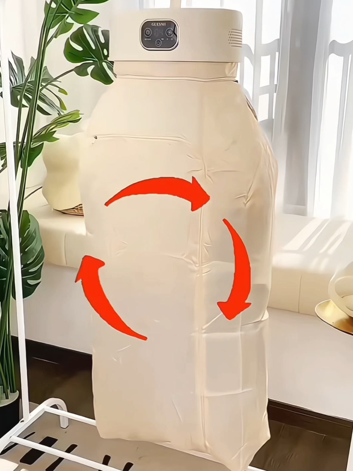 Máy Sấy Quần Áo HOKU Gấp Gọn Treo Tường, Công Nghệ Sấy Khử Trùng, 2 Chế Độ Tích Kiệm Điện Năng -SQA01  #giadungtienich866 #xuhuong #xuhuong #xuhuongtiktok #xuhuong2025🥰 