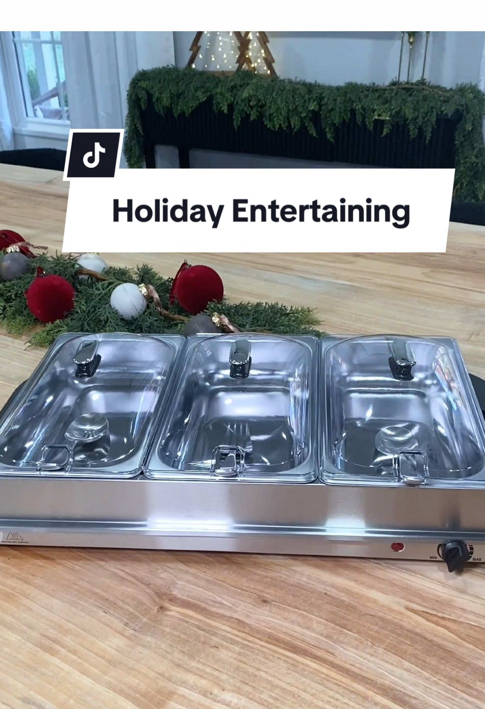 Holiday entertaining just got a whole lot easier ✨ #foodwarmer #thanksgiving #christmas #entertaining #tiktokshopblackfriday 