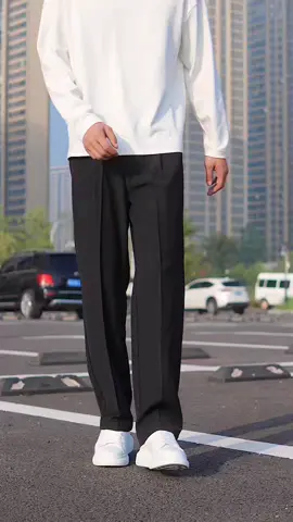 Quần Tây Nam Ông Suông Cạp Chun Sau, Quần Âu Nam Hách Dáng Vải Cotton Hàn Co Dãn Nhẹ Thoáng Khí#thoitrangnam #outfitnam #quanongsuong #menstyle 