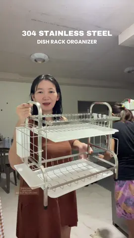 iwas kalawang | dish rack organizer | 304 stainless steel #dishrack #dishdrainer #dishrackorganizer 