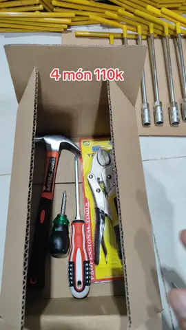 Búa+Kìm Bấm+Tua Vít Dài+Tua Vít Ngắn= 110k #xuhuong #xuhuongtiktok #xuhuongtiktok2025 