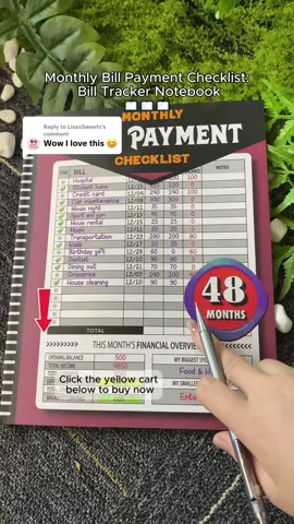 Replying to @LisasSweets I love keeping my finances organized and know where our money is going! #billorganizer#money#moneytok#TikTokShopBlackFriday 