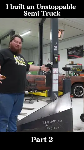 I built an Unstoppable Semi Truck #westenchamplin #cars #semitruck 