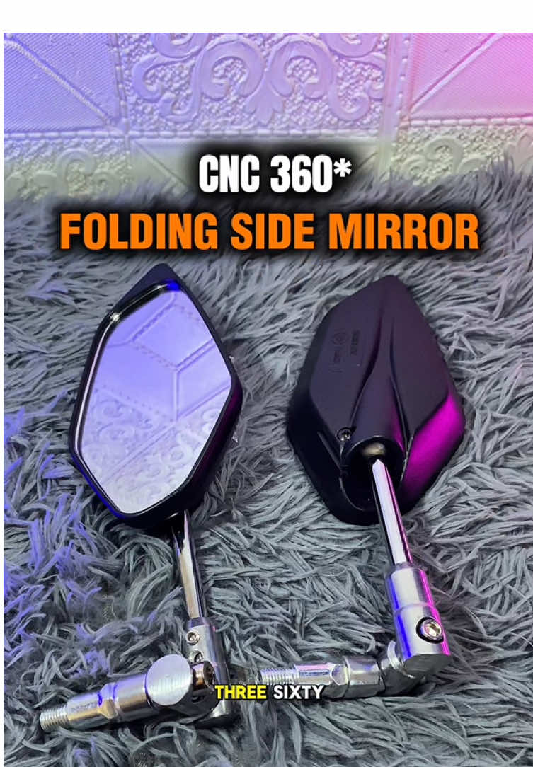 Cnc 360 side mirror, ang mura nalang nito boss tapos ang porma pa, #360sidemirror#360sidemirrormechanism#foldingsidemirror#foldingmechanismsidemirror#beatfi 