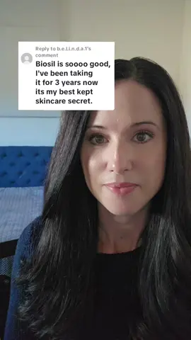 Biosil is her best kept skincare secret! It helps activate collagen, elastin, and keratin production for healthy hair, skin, and nails. #collagen #antiaging #youthfulglow #over40 