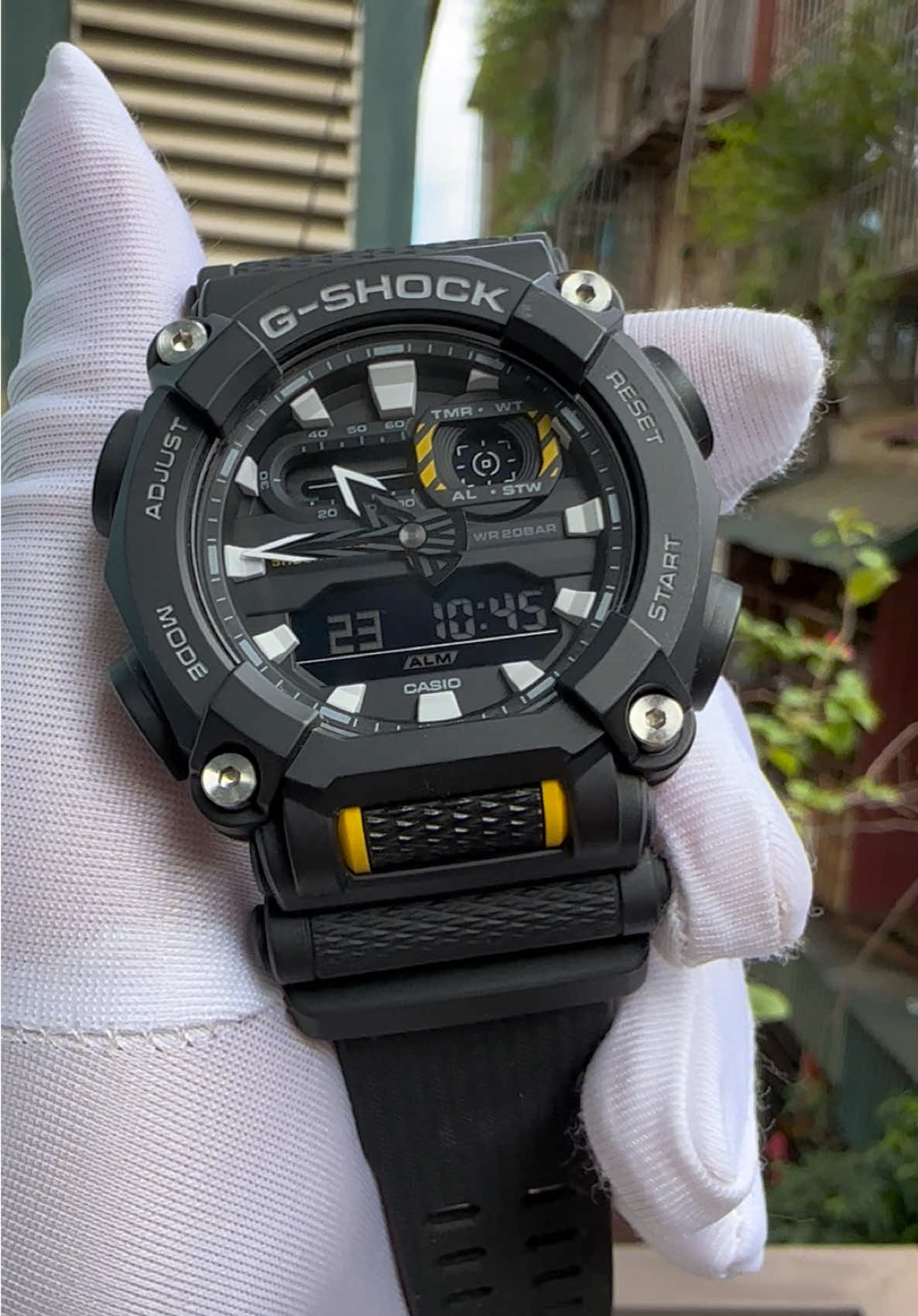 G-Shock GA-900-1A siêu lướt 98% cho ae đeo chơi. Hoạt động không lỗi lầm. Tính năng cơ bản. Size tay trung bình. Năng động và thể thao. Chỉ 1.x.x.x d. #gshockvietnam #donghochinhhang #quasudung #ga900 #ga2100