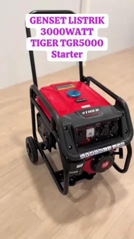 Mesin genset listrik 3000watt TIGER TGR5000 bensin murni 4 tak cocok untuk rumahan / kantor #genset #gensetlistrik #genset3000watt #gensetmurah #powergenerator 