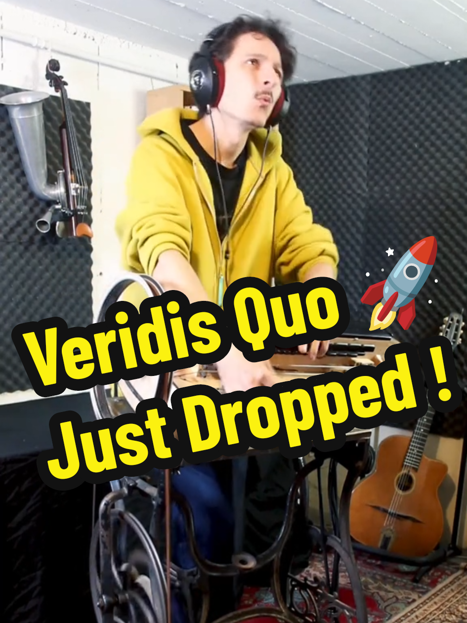 🎧Veridis Quo 🚀 Full version available for streaming and on my Bandcamp 😌✨ I can't believe millions of you have seen my cover 😮. Thank you for all your feedback 🥰,  I hope you like the extended version 🙏😉🤖✨ #hurdygurdy  #sewinggurdy  #bardcore #frenchtouch  #discovery @Daft Punk 