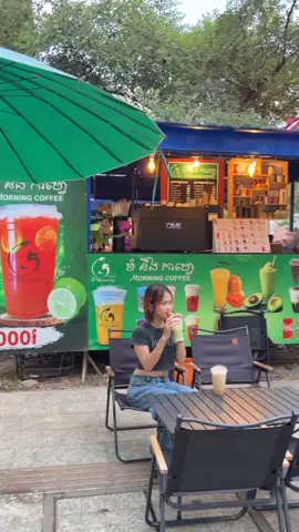 Morning cafe មាត់ស្ទឹងសៀមរាប#matcha #coffee #មាត់ស្ទឹងសៀបរាប ☕️🍵❤️