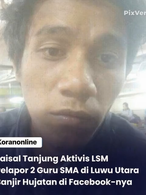 Inilah tampang Faisal Tanjung, sosok aktivis Lembaga Swadaya Masyarakat (LSM) di Luwu Utara (Lutra) Sulawesi Selatan (Sulsel).Aktivis Lutra itu tengah jadi perbincangan di masyarakat, termasuk di media sosial. Faisal Tanjung disebut-sebut sebagai aktivis LSM pelapor dua guru SMA di Lutra, Rasnal dan Abdul Muis, hingga dipecat.Rasnal pengajar di UPT SMAN 3 Luwu Utara, sementara Abdul Muis guru honorer sekaligus Bendahara Komite UPT SMAN 1 Lutra.