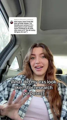 Replying to @Shazam now that i’m reflecting back on this, i will say im embarrassed. 🙈 #allteanoshade #exboyfriends #mytype #research 