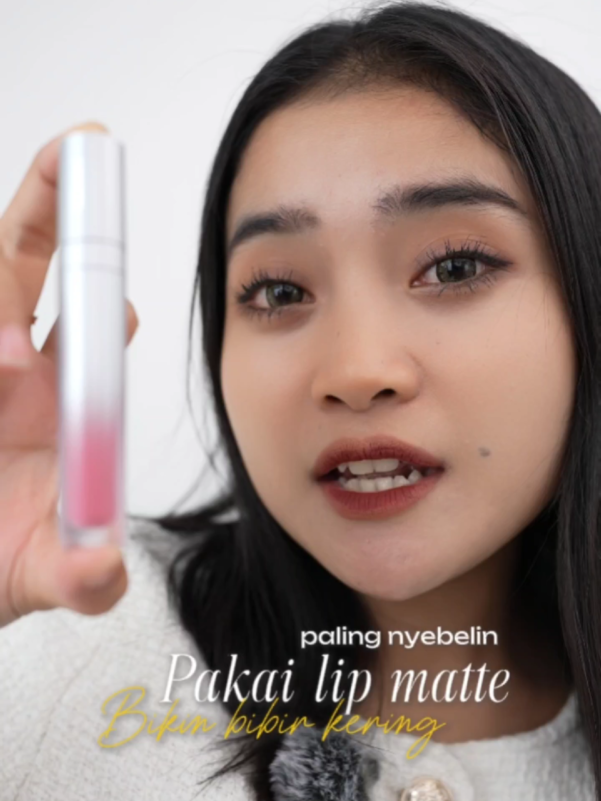 mau pakai lip matte tapi takut bibir kering?pasti kalian belum tau nih produk ya🤭 #lipmatte 