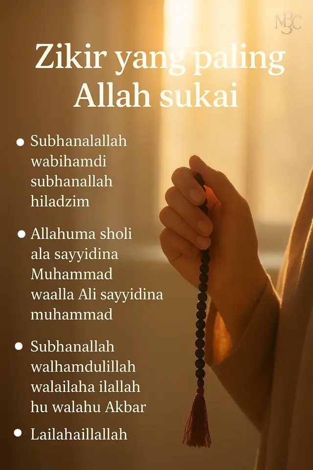 Ada  zikir yang Allah paling cintai… dan kita boleh mula baca sekarang. Zikir ni ringkas, tapi berat di sisi Allah. Nabi SAW bersabda: “Kalimat yang paling Allah sukai: Subhanallahi wabihamdihi.” (HR. Muslim) Selain itu, amalan pendek yang kita selalu lupa ni sebenarnya pembuka rahmat dan pemberat amal. Zikir-zikir yang boleh kamu baca setiap pagi: 1. Subhanallah wabihamdi, subhanallah hil ‘azim 2. Allahumma sholli ‘ala sayyidina Muhammad wa ‘ala ali sayyidina Muhammad 3. Subhanallah, walhamdulillah, wa la ilaha illallah, wallahu Akbar 4. La ilaha illallah Zikir pendek → pahala besar → hati jadi lembut. Yang penting: istiqamah walaupun sedikit. Kita selalu sibuk kejar dunia… tapi zikir macam ni ambil masa tak sampai 10 saat. Hari ni cuba mula dengan satu — esok tambah lagi satu. 📌 Kau rasa zikir mana yang paling menenangkan hati? share di ruangan Komen  #zikirpagi #motivasiislam #tenangdenganzikir #islamicreminder #yeszambc 