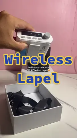 Always choose M29 for an upgrade for your Lapel high quality wireless mic 😍 #wirelesslapel #m29 #lapel #lapelforteachers 