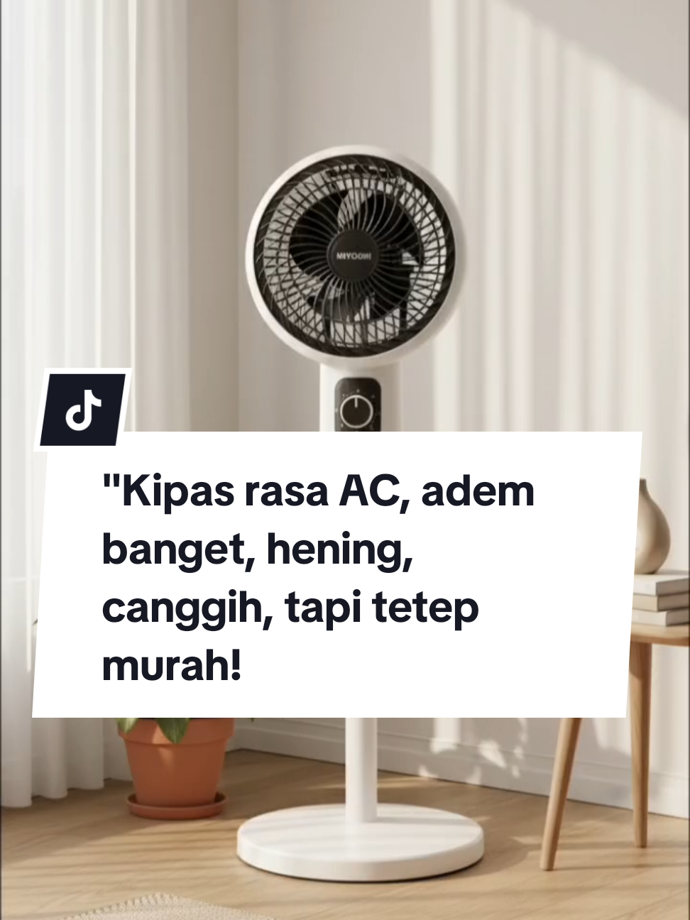 Lagi cari kipas angin yang adem maksimal tapi hemat listrik? 🌬️ Kipas Miyoshi ini lagi viral banget di TikTok karena performanya mirip AC tapi harga tetap bersahabat. ✅ Desain modern & elegan ✅ Angin kencang tapi super hening ✅ Hemat listrik & awet Cocok banget buat ruangan keluarga biar tetap sejuk meski cuaca lagi panas! 🔥 #kipasangin #kipasmurah #kipasmiyoshi #kipasanginviral #rekomendasikipasangin 