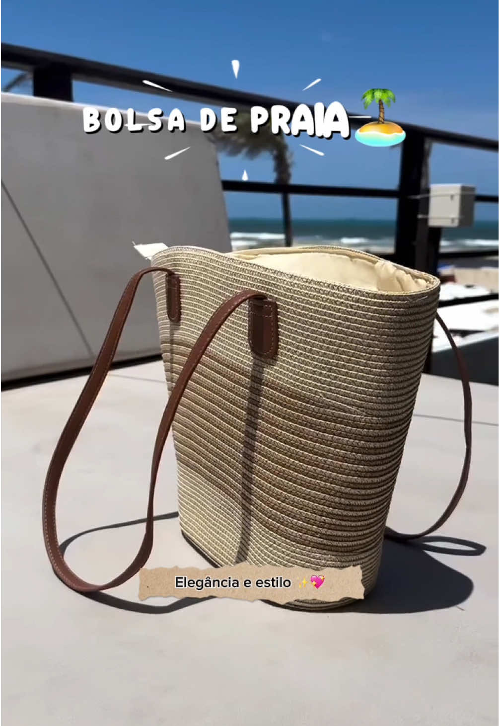 Bolsa de praia linda da Shopee ✨💖 #praia #bolsapraia #bolsadepraia #bolsas #bolsasfemininas 