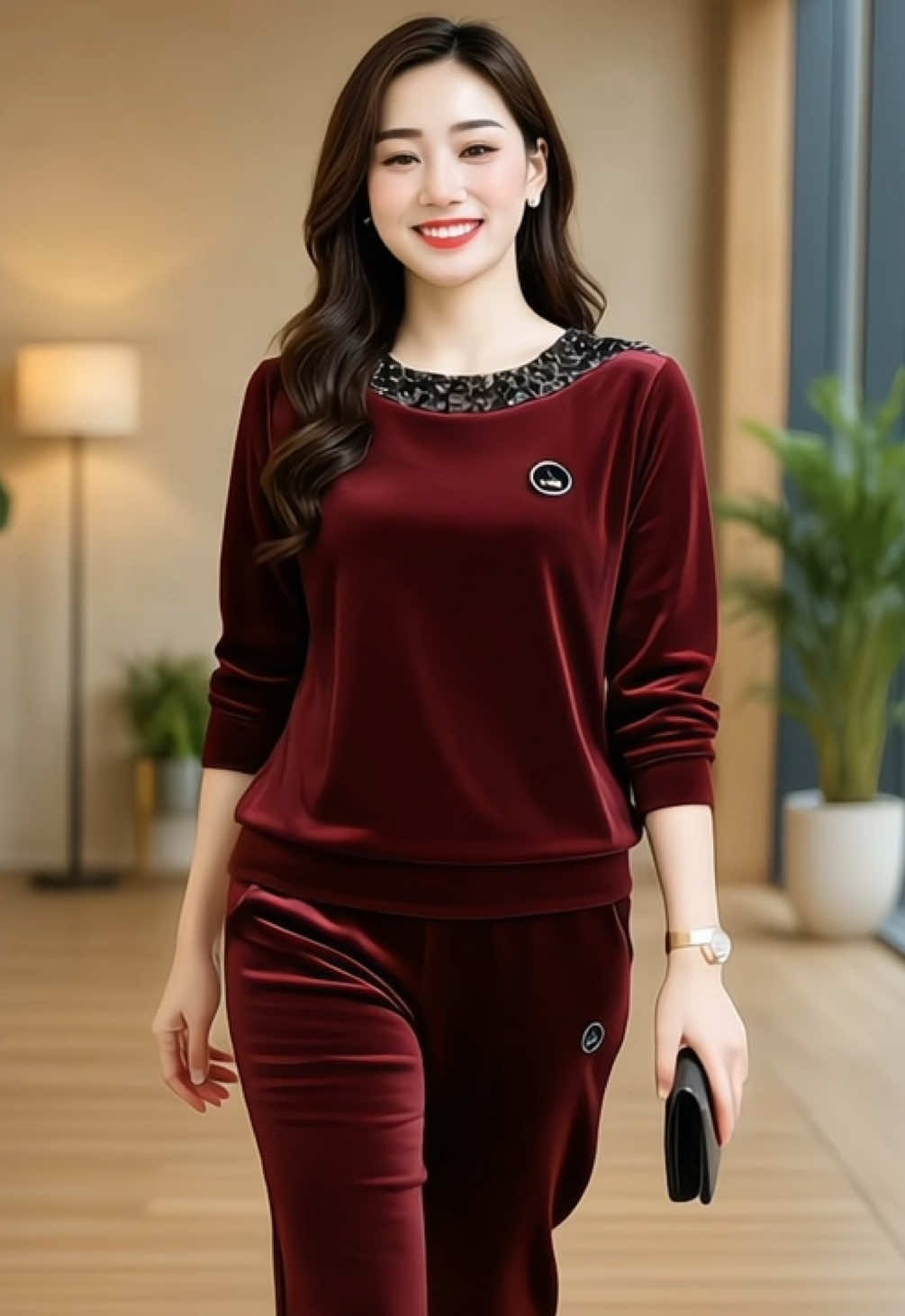 Bộ Nhung 4 Chiều – Mặc Vào Là Đẹp, Thoải Mái Cả Ngày ✨#BoNhung4Chieu #ThoiTrangNu #MacLenLaDep #PhongCachThanhLich #OutfitHangNgay @VyVy Store🍒  @VyVy Store🍒  @VyVy Store🍒 