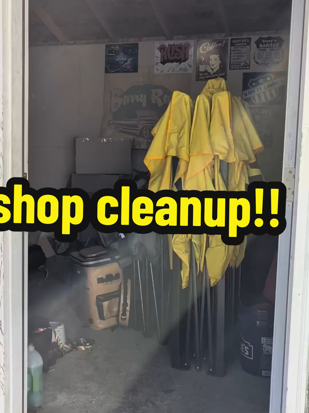 shop clean up day #carguy #braymademedoit #funny #adhd #carcommunity 